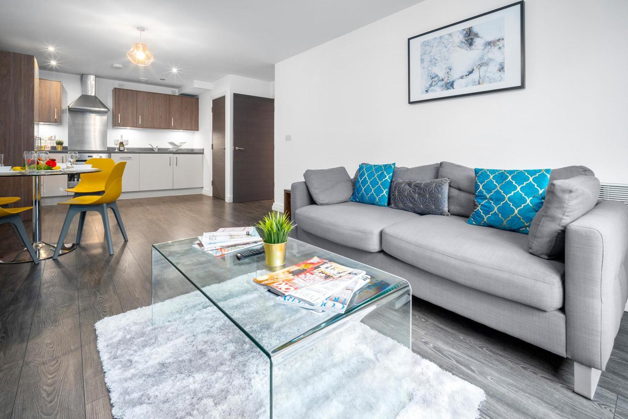 New Luxe Apartment - Secure Parking - Birmingham City Centre - Netflix - Wifi - Top Rated - 54M Zewnętrze zdjęcie
